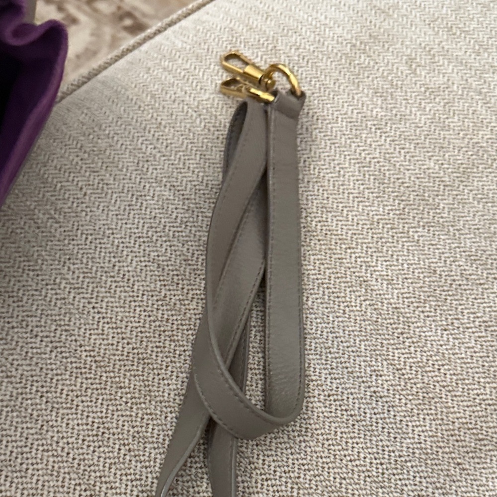 YSL Muse Two Top handle bag. Gray and Purple - Picture 8 of 12